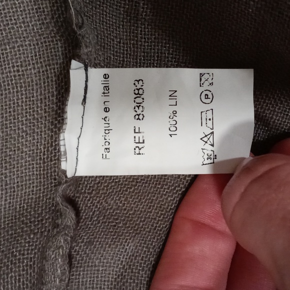 🖤Lin Nature🖤 - Gray/Taupe Linen Peasant Dress - Picture 7 of 9